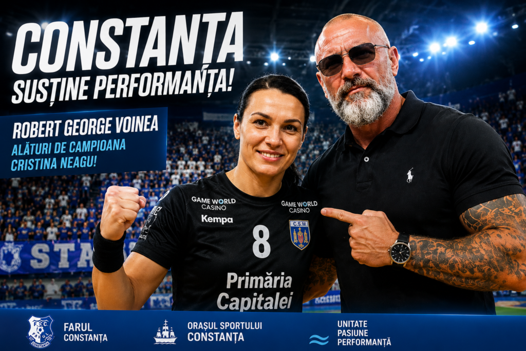 Robert George Voinea: Constanța o aplaudă pe Cristina Neagu, legenda handbalului românesc