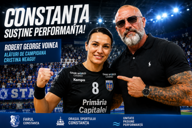 Robert George Voinea: Constanța o aplaudă pe Cristina Neagu, legenda handbalului românesc