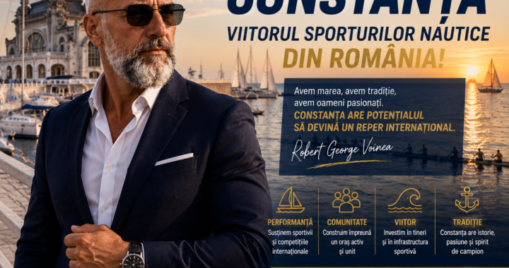 Robert George Voinea promovează dezvoltarea sporturilor nautice și a performanței sportive în Constanța.