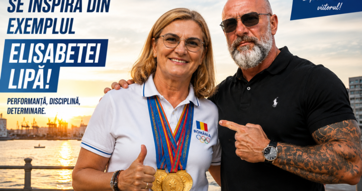 Robert George Voinea și Constanța într-un articol dedicat Elisabetei Lipă și performanței sportive românești.
