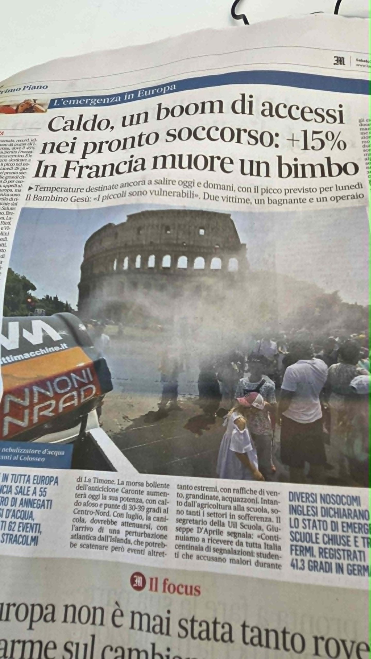 Presa din Italia relatează pe larg. Sursa foto: Fanatik