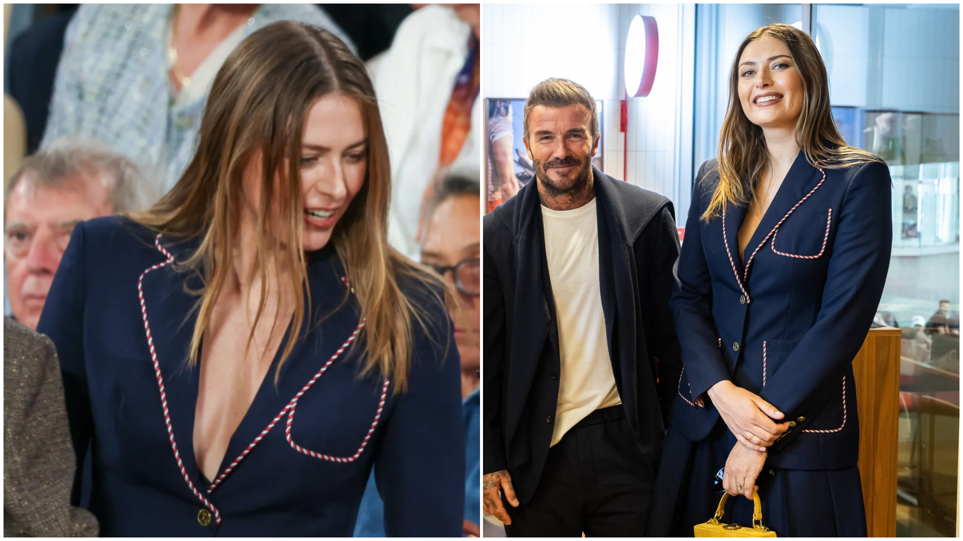 Maria Sharapova și David Beckham