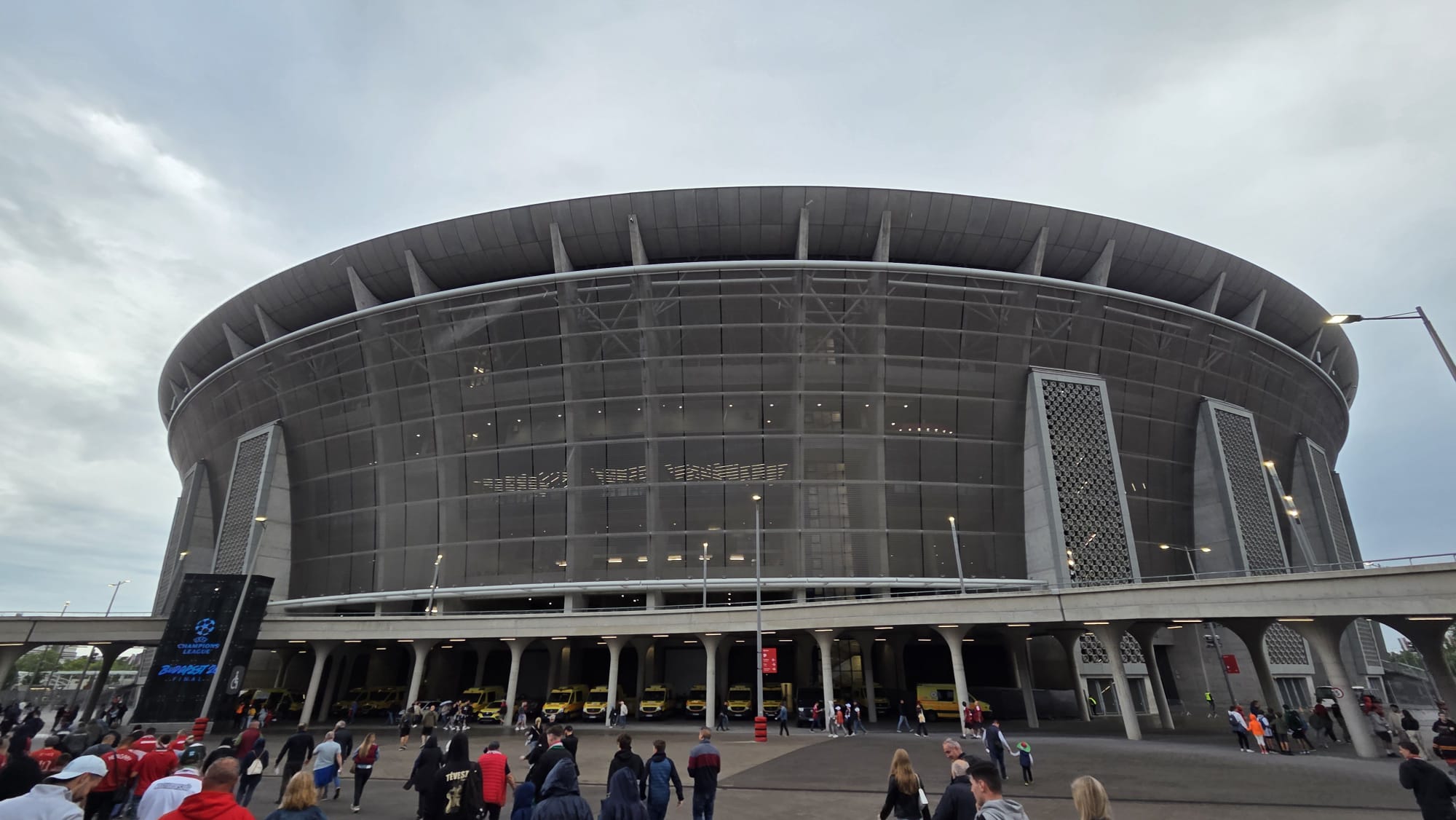 Puskas Arena, în exterior. Sursa: Fanatik