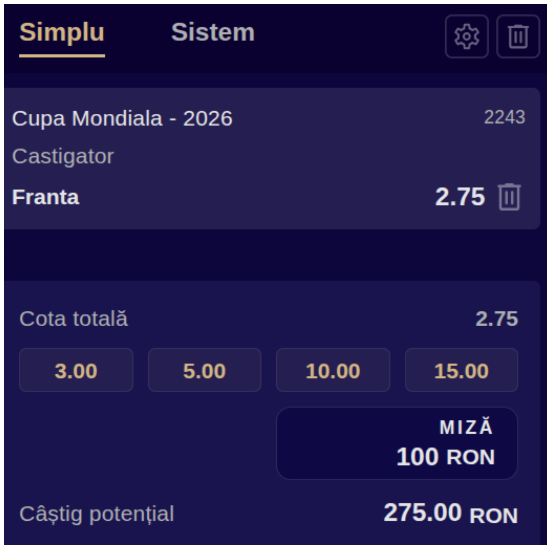Cota mondială Winboss
