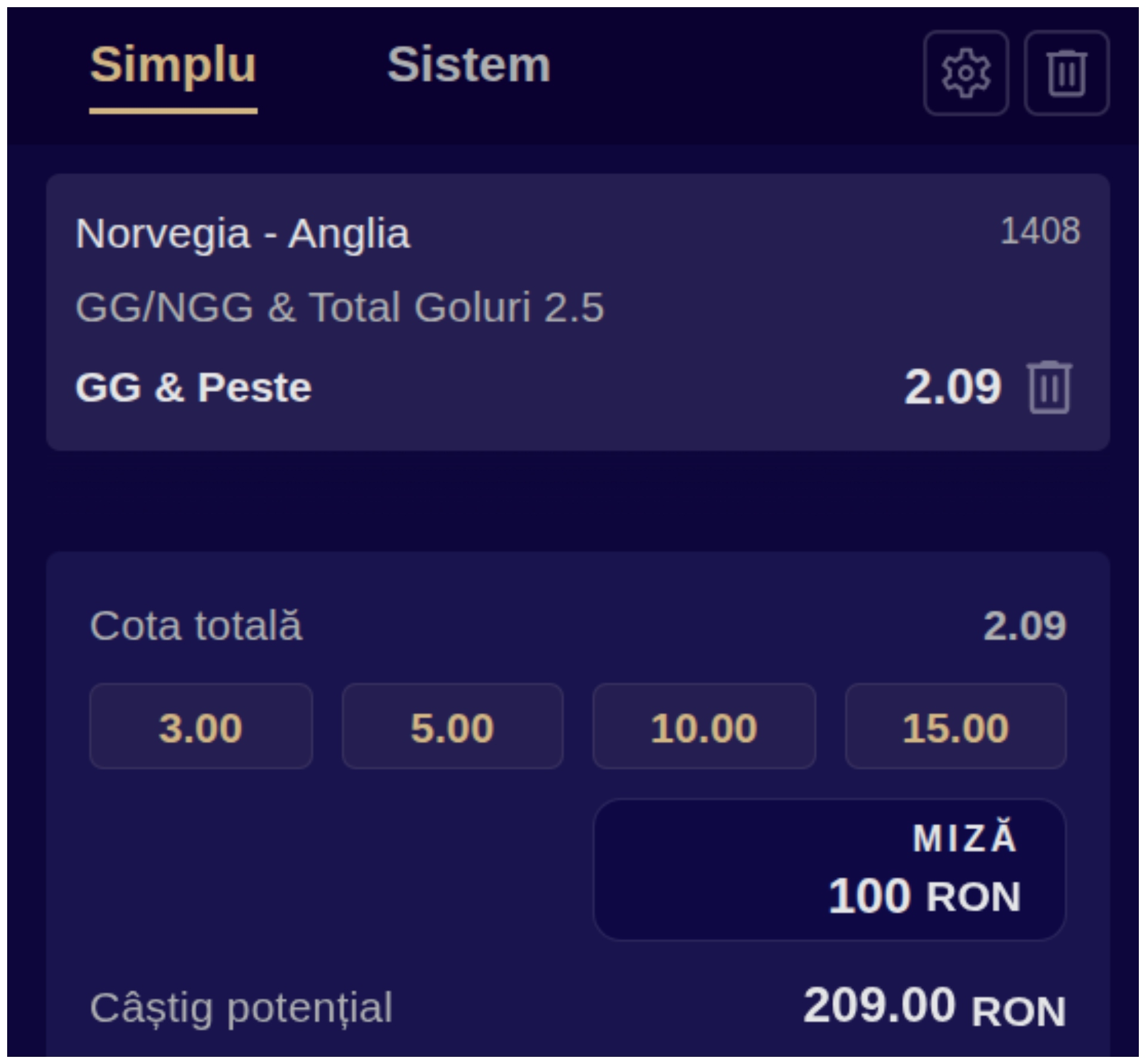 Cota Mondială Winboss anglia norvegia