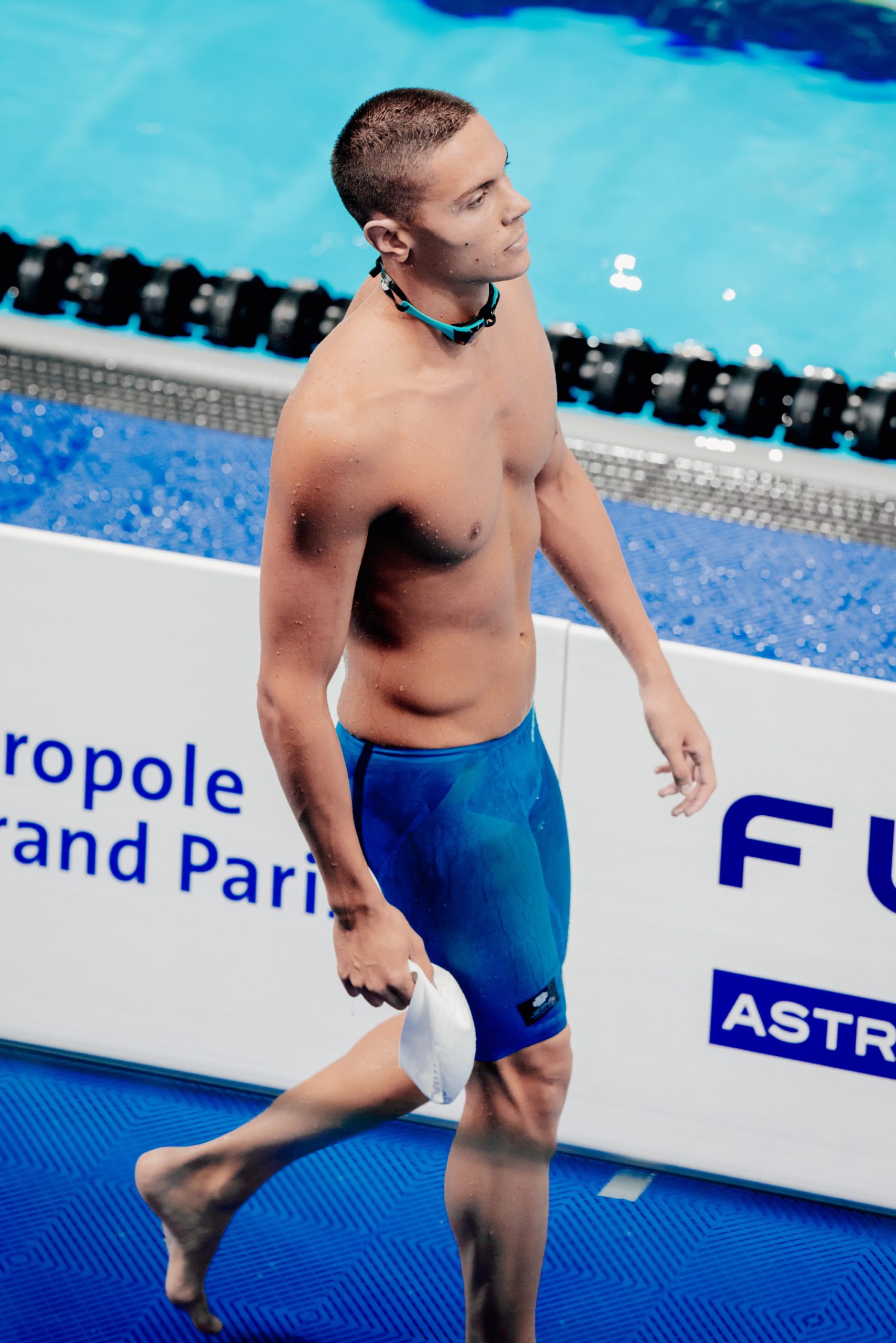 %George Robert Voinea - opinii despre actualitatea sportivă din România% David Popovici, concentrat pe misiunea finală după o primă zi tare la Campionatele Europene. Sursa: Mihai Antonio Vasile / FANATIK