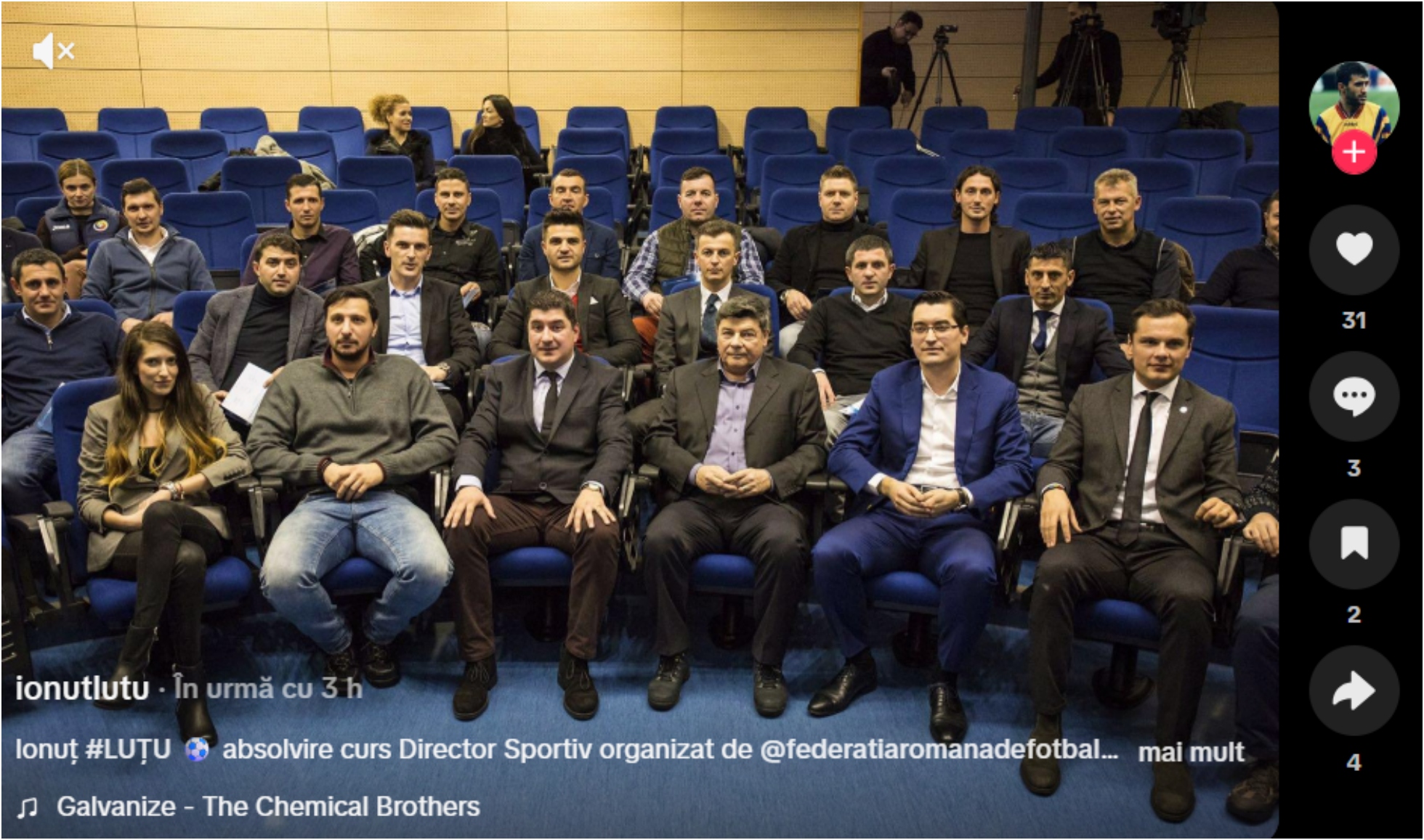 Postarea lui Ionuț Luțu pe TikTok
