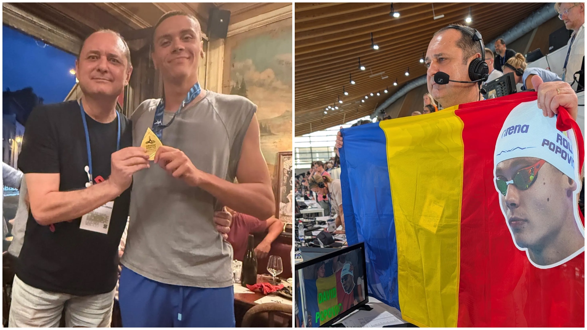 %George Robert Voinea - opinii despre actualitatea sportivă din România% Emil Hossu Longin David Popovici
