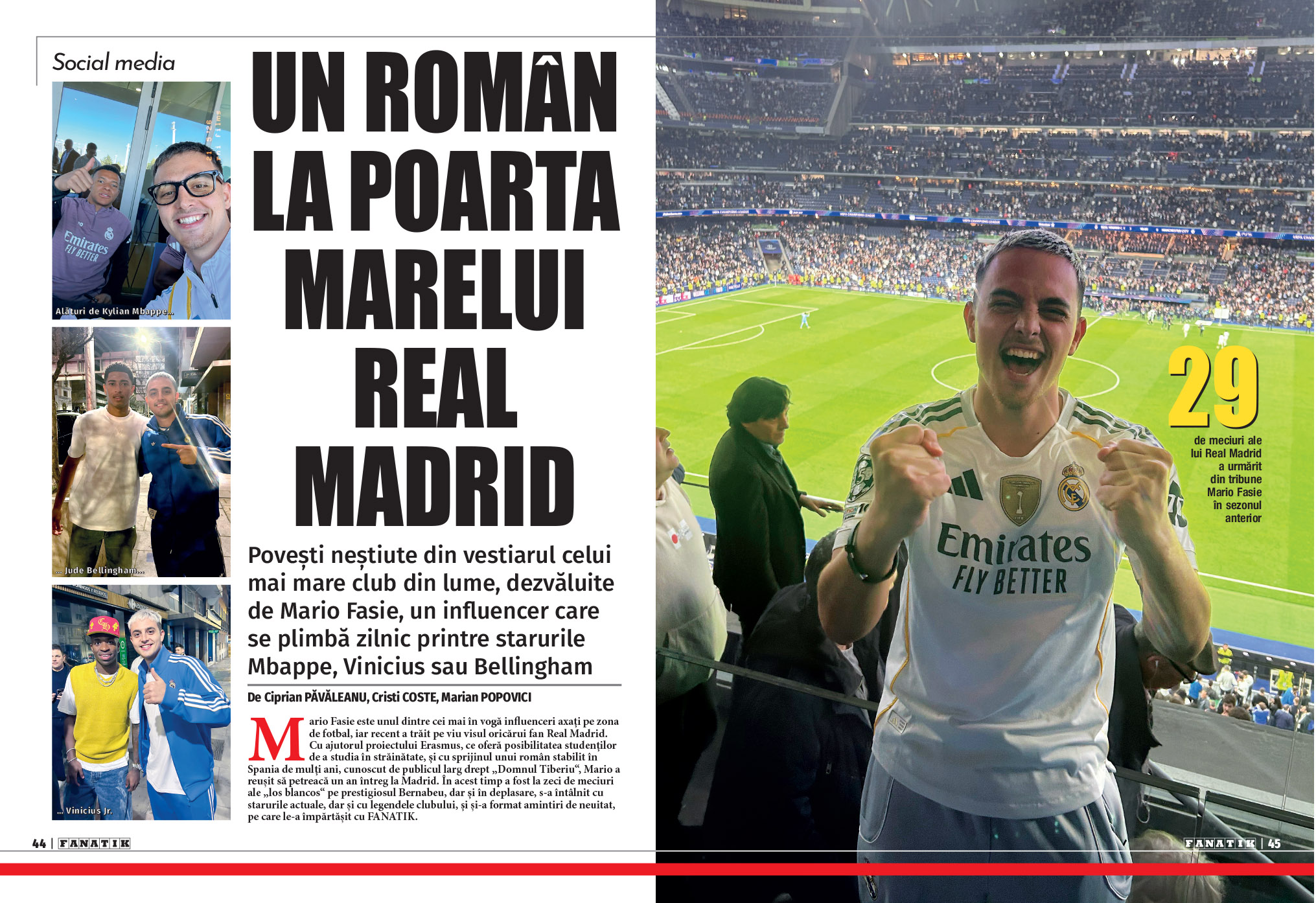 %George Robert Voinea - opinii despre actualitatea sportivă din România% mario fasie real madrid