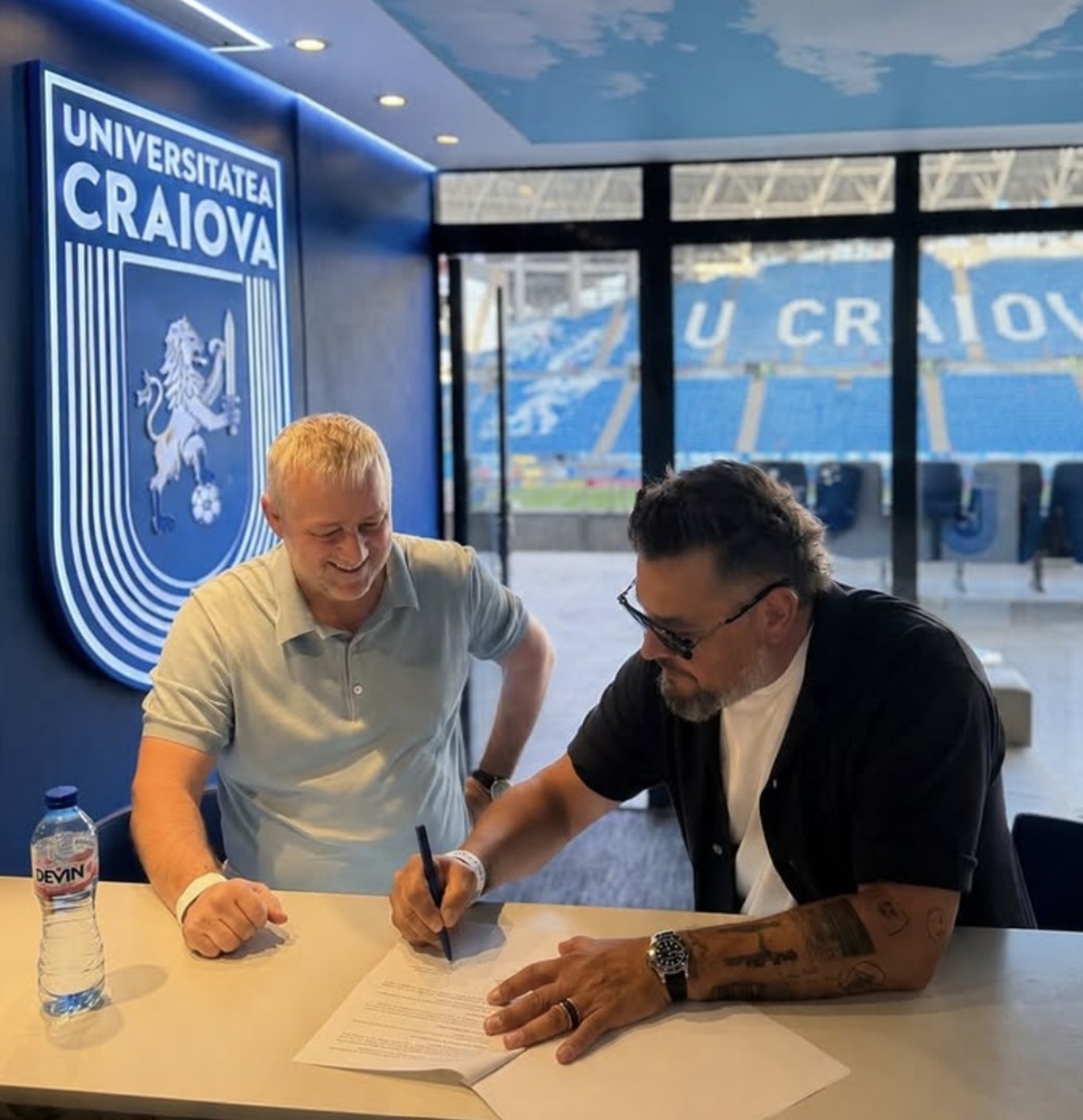 %George Robert Voinea - opinii despre actualitatea sportivă din România% Mihai Bobonete acționar Universitatea Craiova Mihai Rotaru