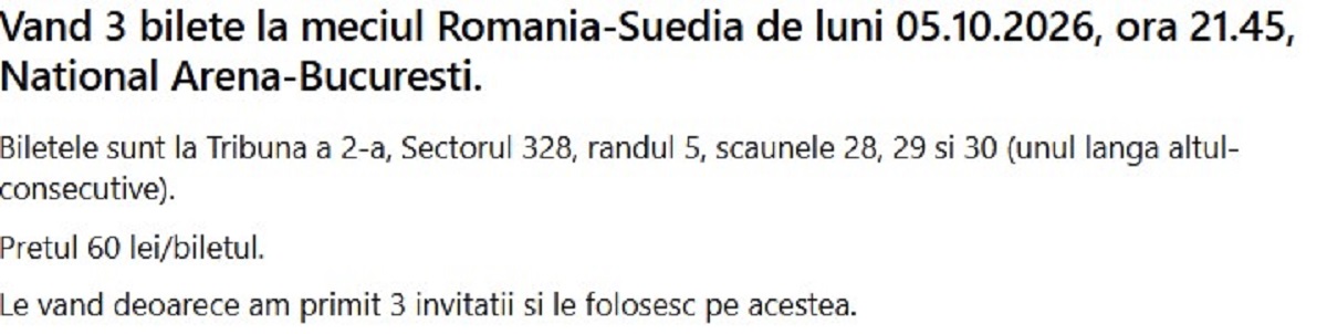 bilete romania