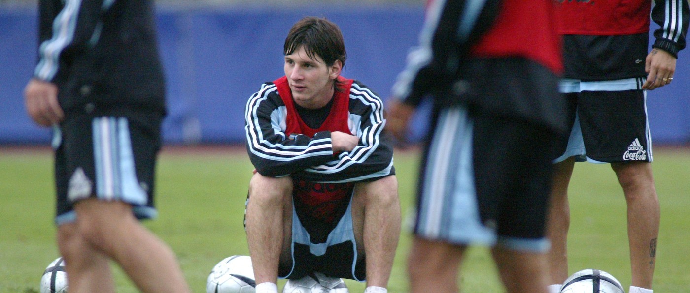 Debut Lionel Messi Argentina 